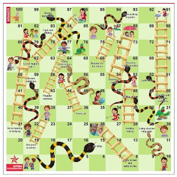 "Snake and Ladders " game is very old 